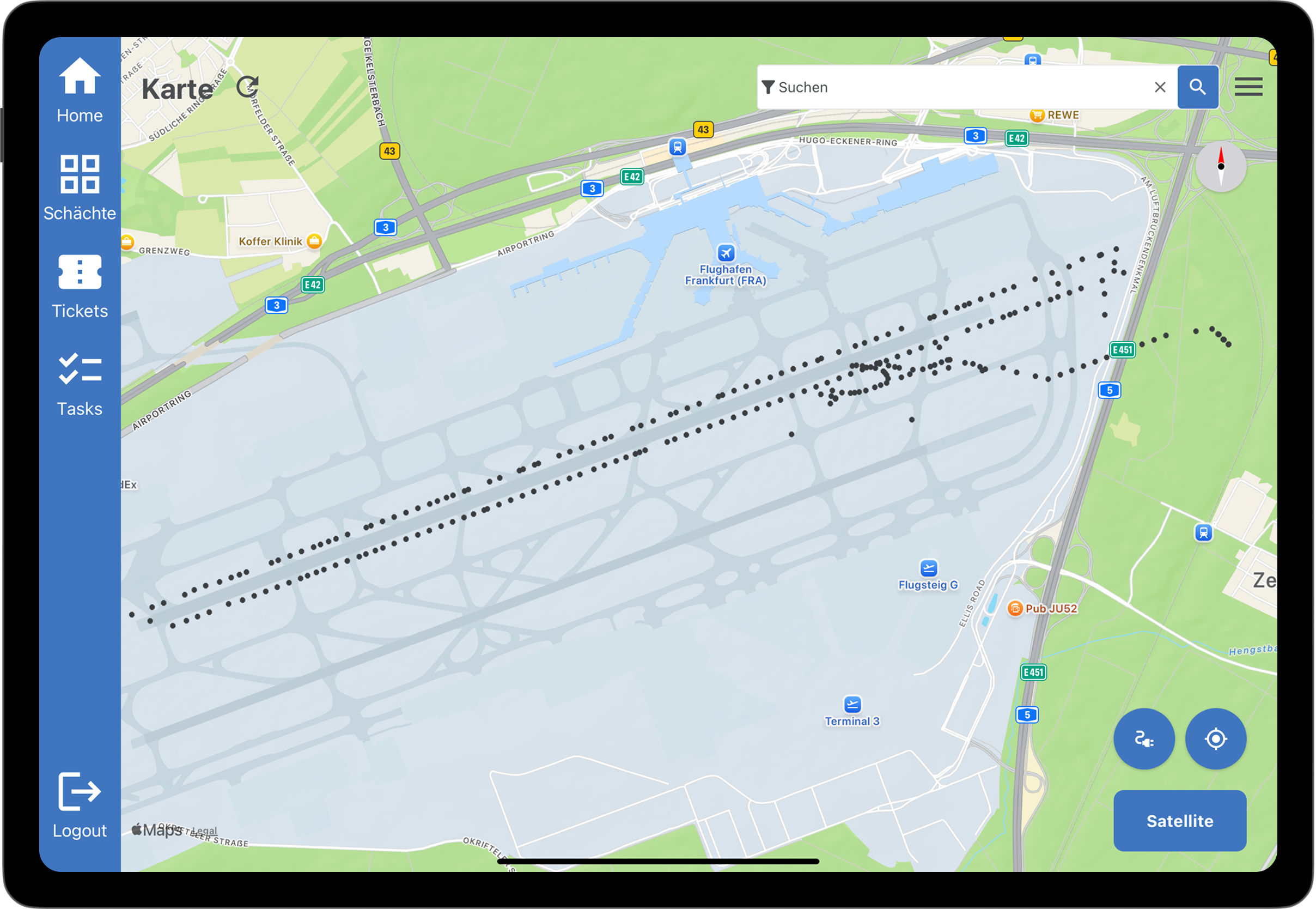 KI-gestütztes Assistenzsystem mit Chat-Oberfläche auf einem Laptop